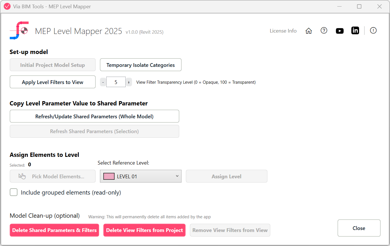 Add the color-coding filters to the active view